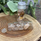 Flower Agate Crystal Chip Bottle