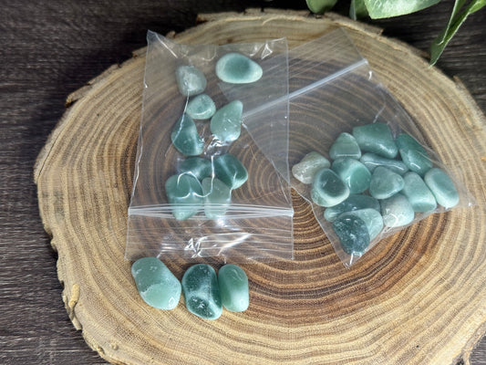 Green Aventurine Crystal Chip Bag