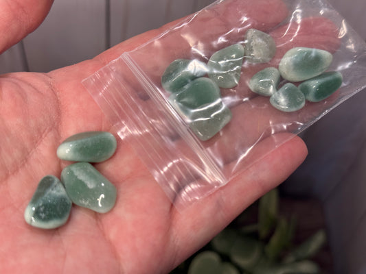 Green Aventurine Crystal Chip Bag