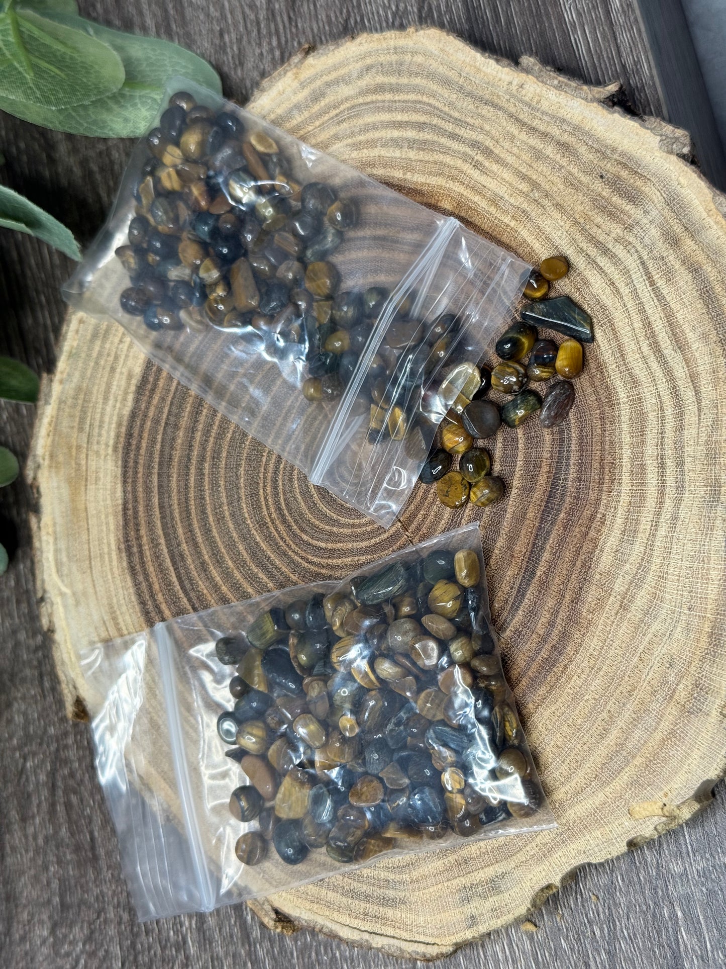 Tigers Eye (small) Crystal Chip Bag