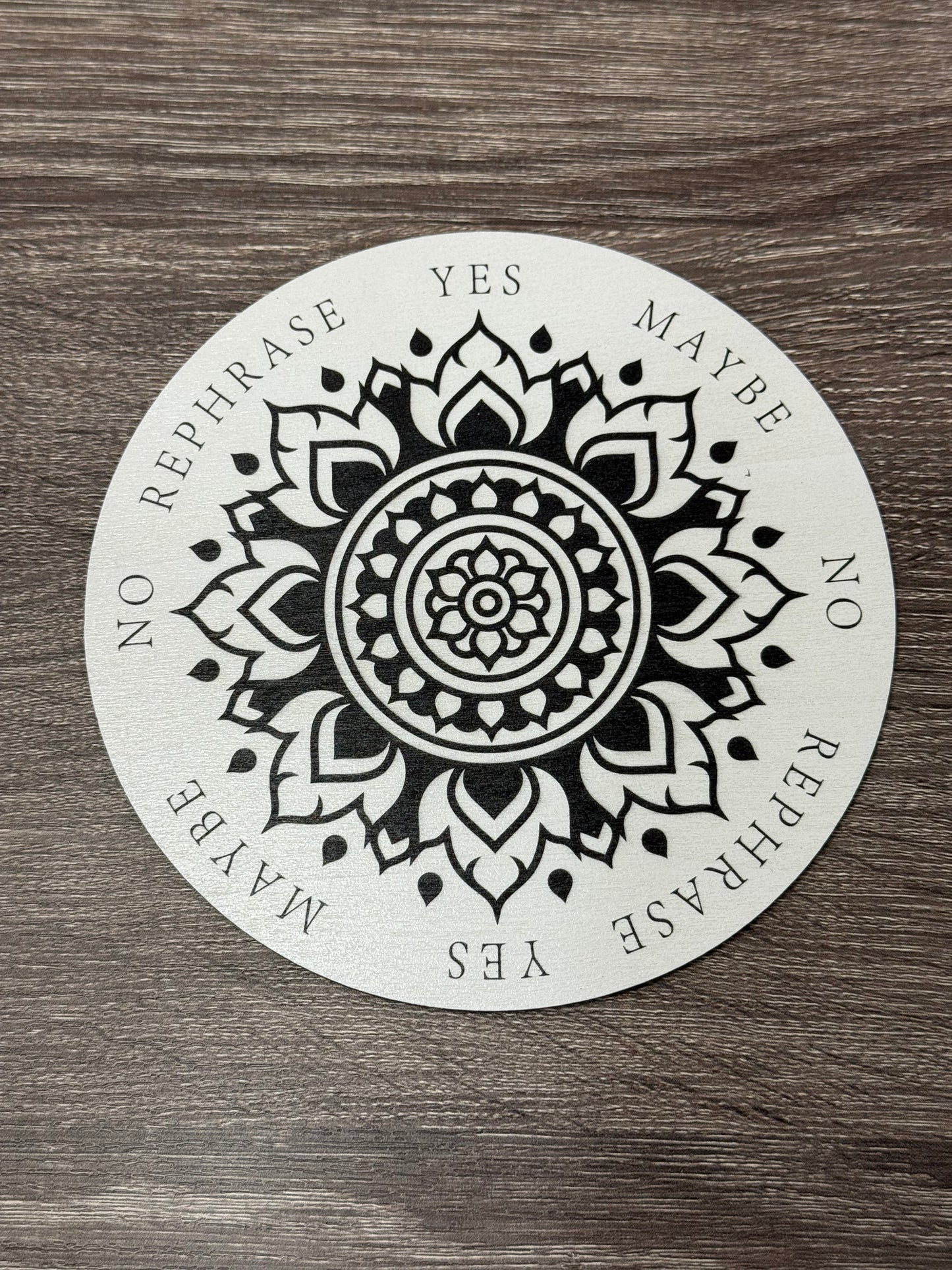 Pendulum Board -  Mandala - double sided