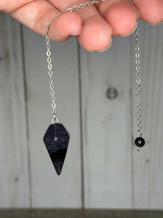 Pendulum Tapered Style -  Blue Goldstone