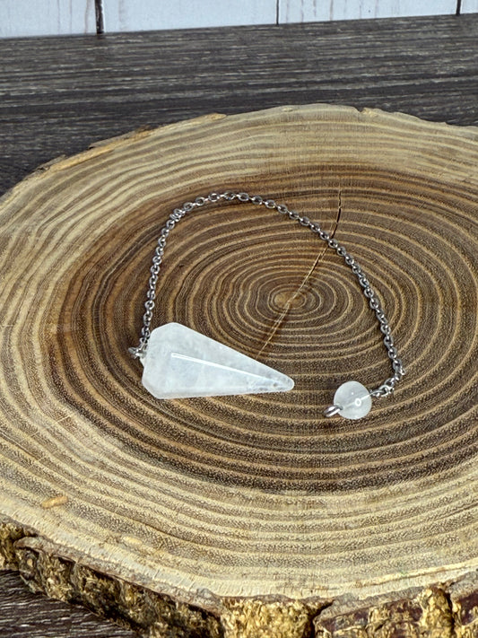 Pendulum Tapered Style - Clear Quartz