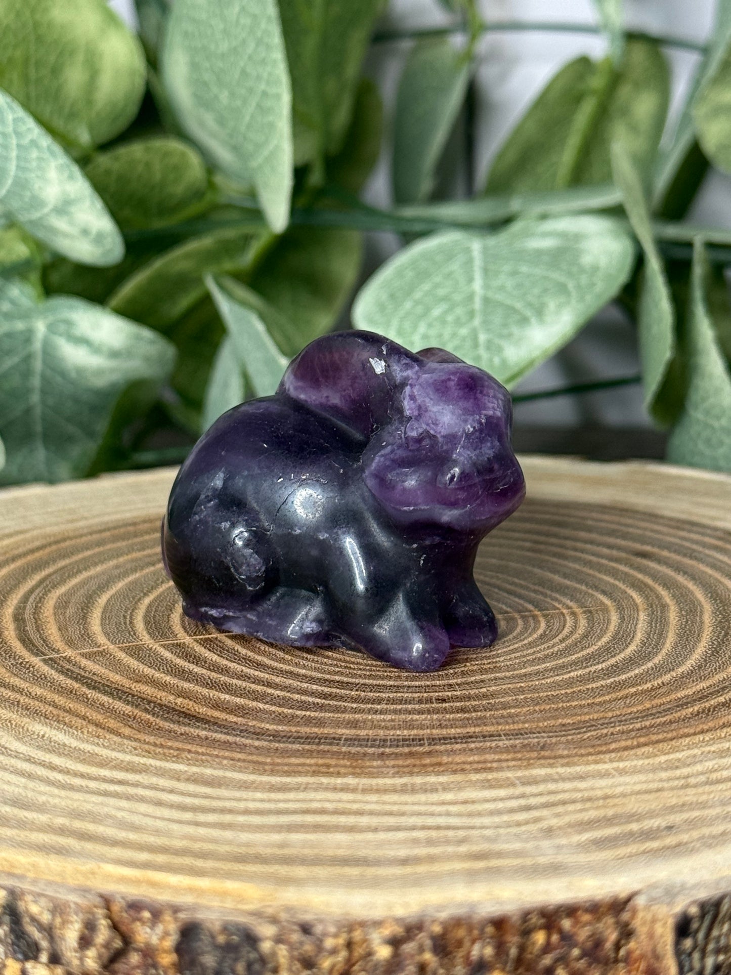Fluorite Rabbit Carvings