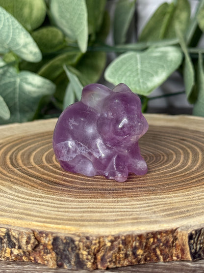 Fluorite Rabbit Carvings