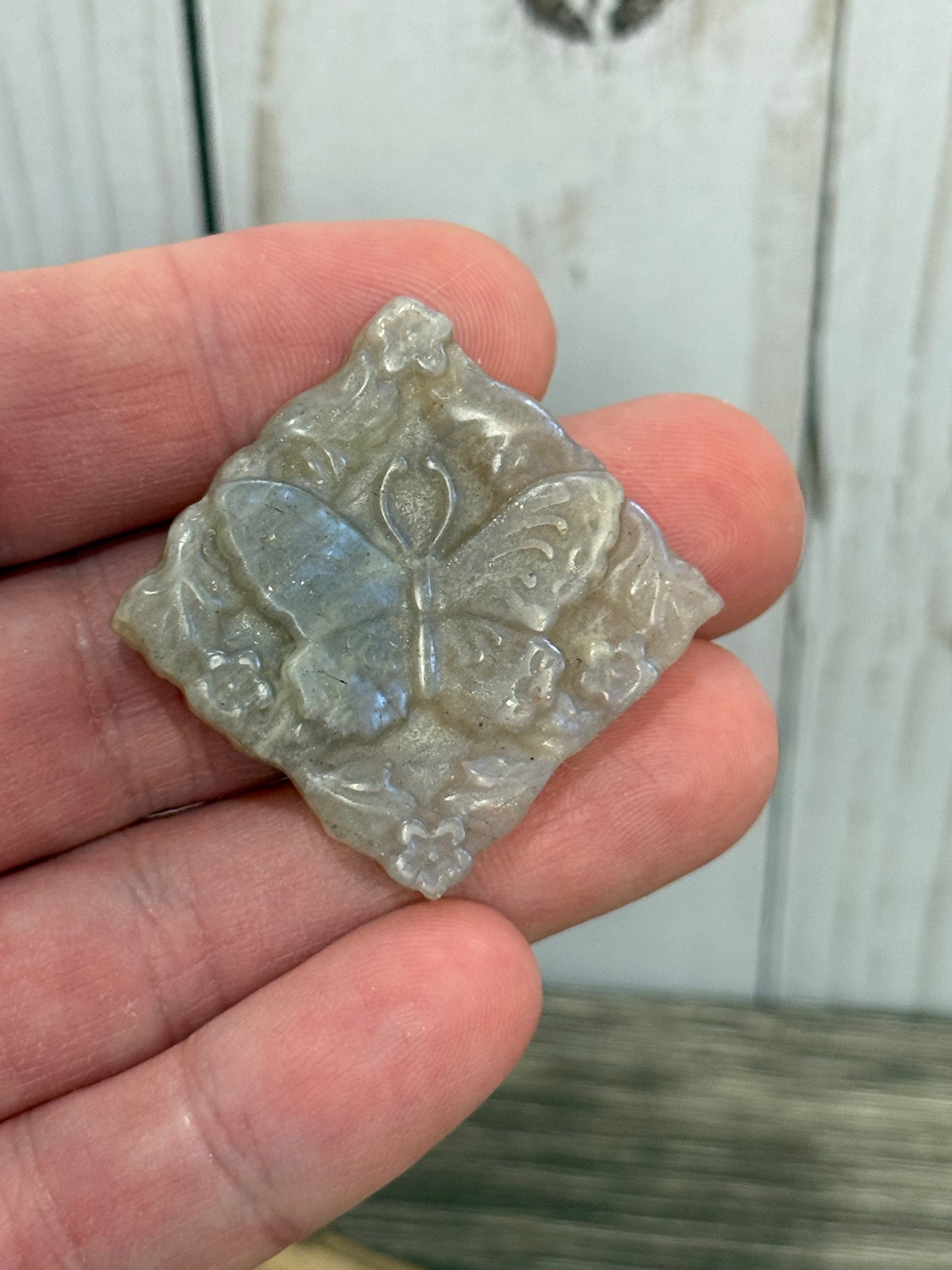 Moonstone Butterfly Carvings