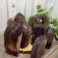 Fluorite Towers with Raw Edge