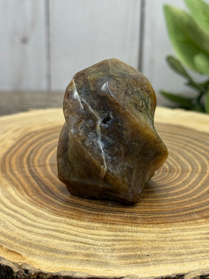 Moss Agate Smaller Flames