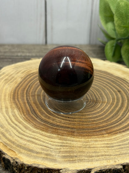 Red Tigers Eye Sphere