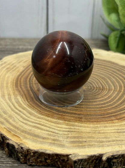 Red Tigers Eye Sphere