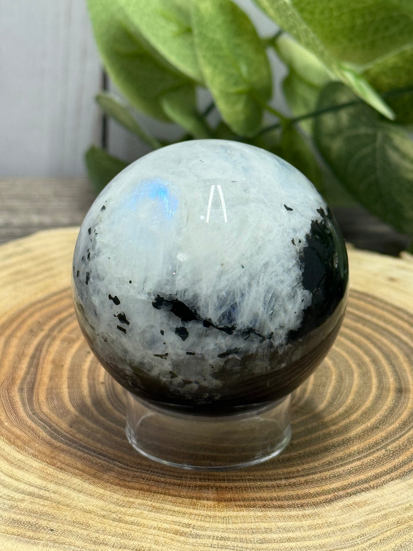 Rainbow Moonstone Spheres