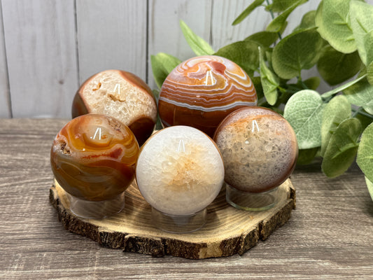 Carnelian Spheres