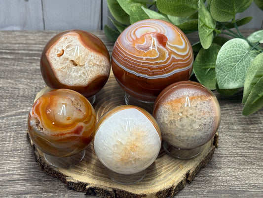 Carnelian Spheres
