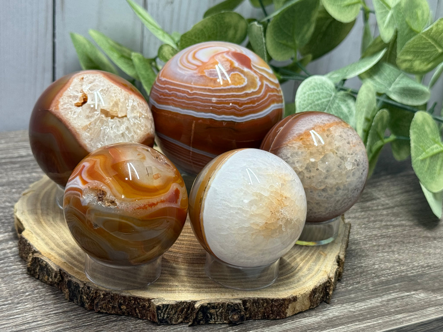 Carnelian Spheres