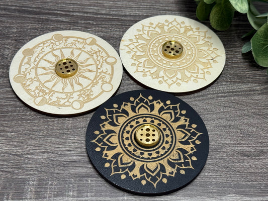 Large Wood Style Incense Holder