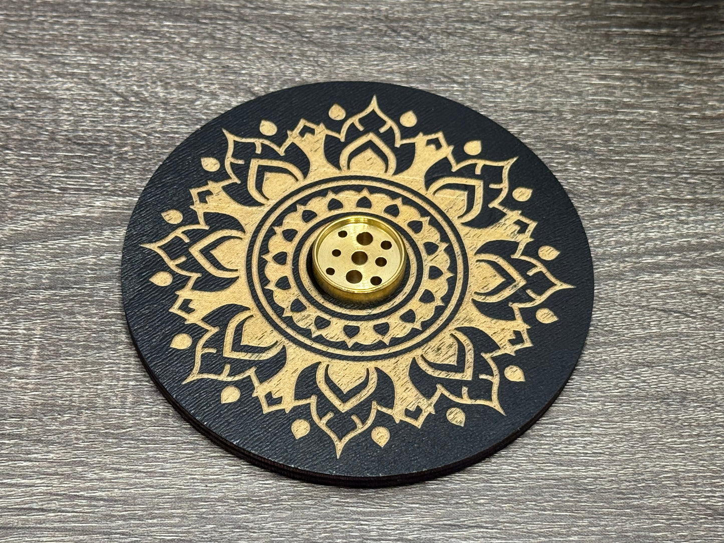 Large Wood Style Incense Holder