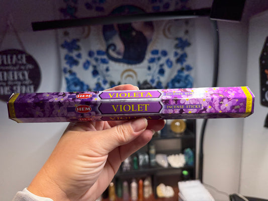 Violet Incense Sticks pk 20