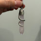 Snake Pendant Rose Quartz