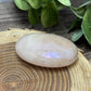 Aura Rose Quartz Palm Stone