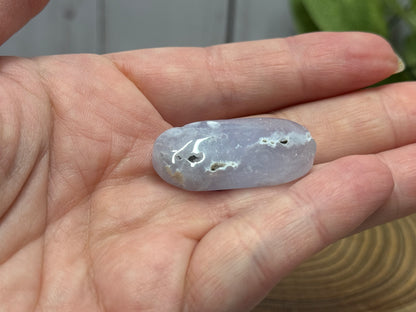 Blue Lace Agate Small Palm Stones