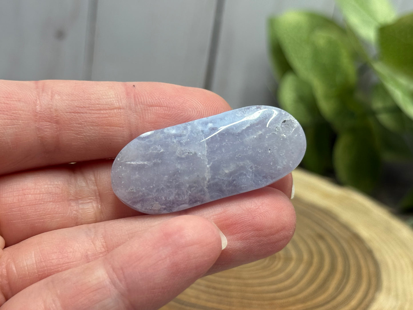 Blue Lace Agate Small Palm Stones