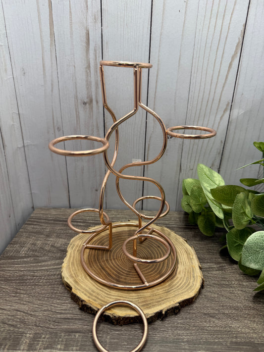 Misfit - Rose Gold 6-7 Sphere Geometrical Holder