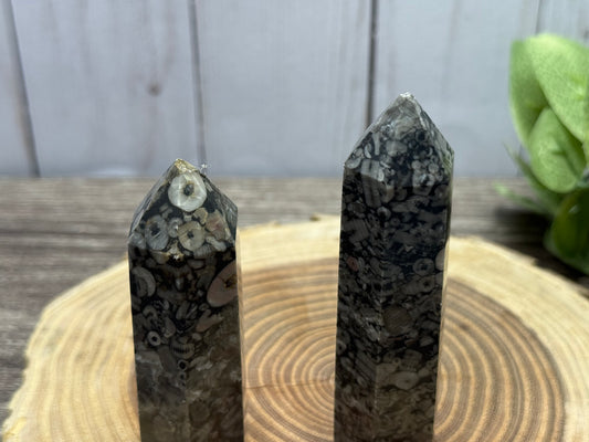 Misfit Agate Towers - chipped tips