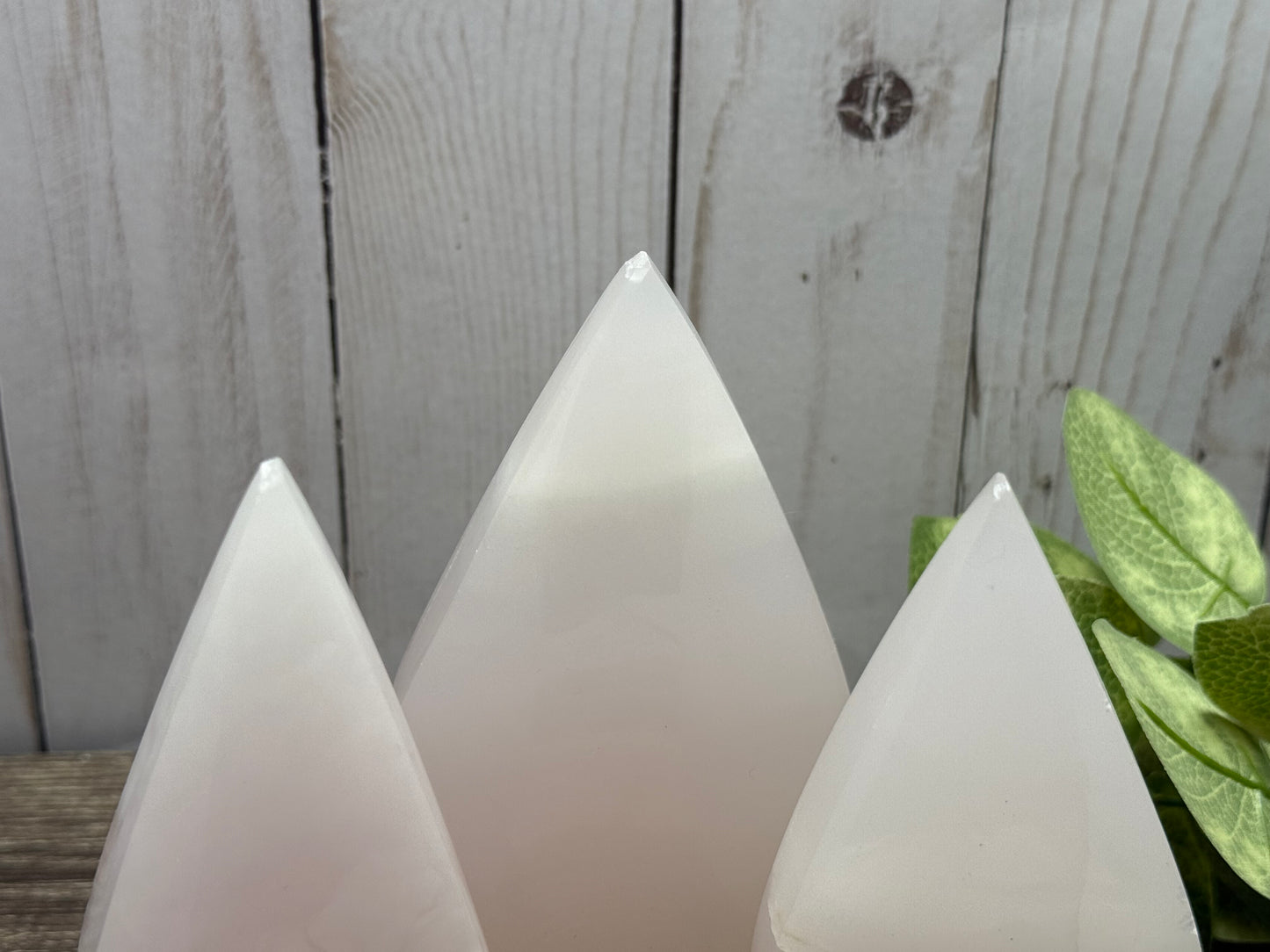 Misfit Mangano Calcite Freeforms - chipped tips