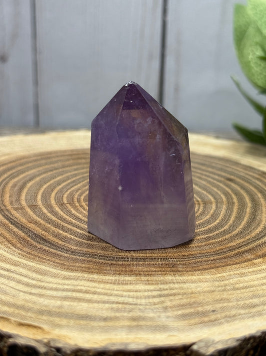Misfit Small Amethyst Towers - chipped tip