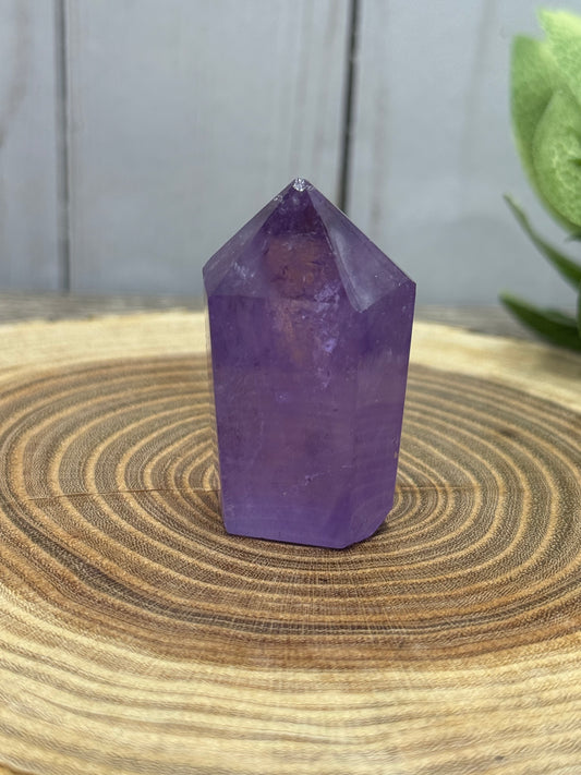Misfit Small Amethyst Towers - chipped tip
