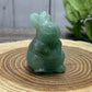 Misfit Bunny - Green Aventurine - chipped foot