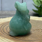Misfit Bunny - Green Aventurine - chipped foot
