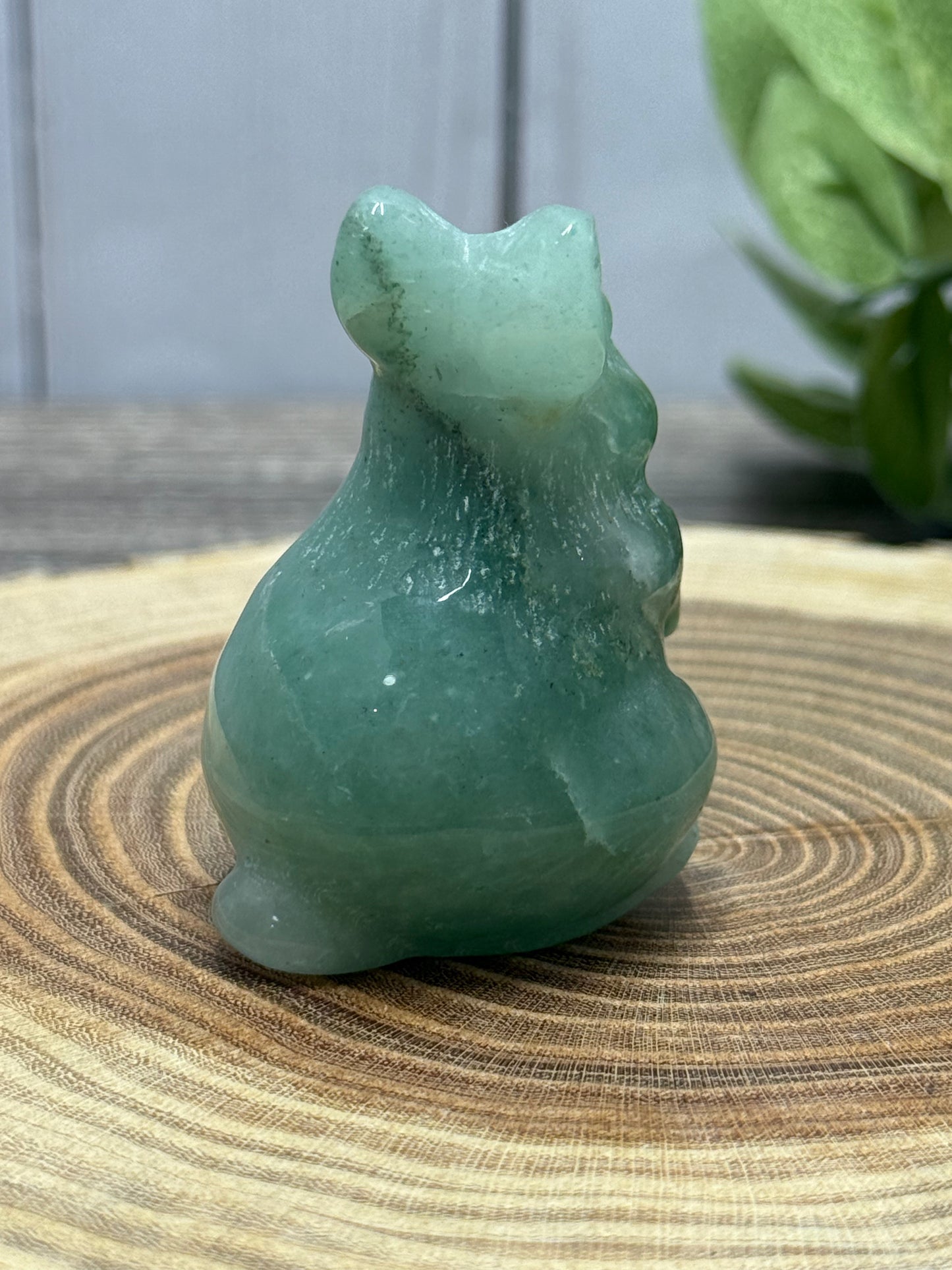 Misfit Bunny - Green Aventurine - chipped foot