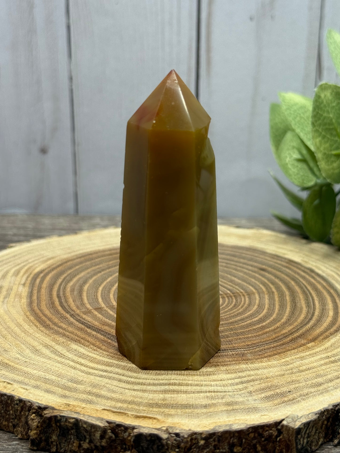 Misfit Carnelian & Agate Tower - chipped side