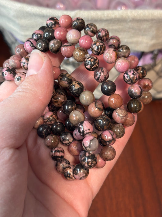 Rhodonite - Bracelet 8 mm