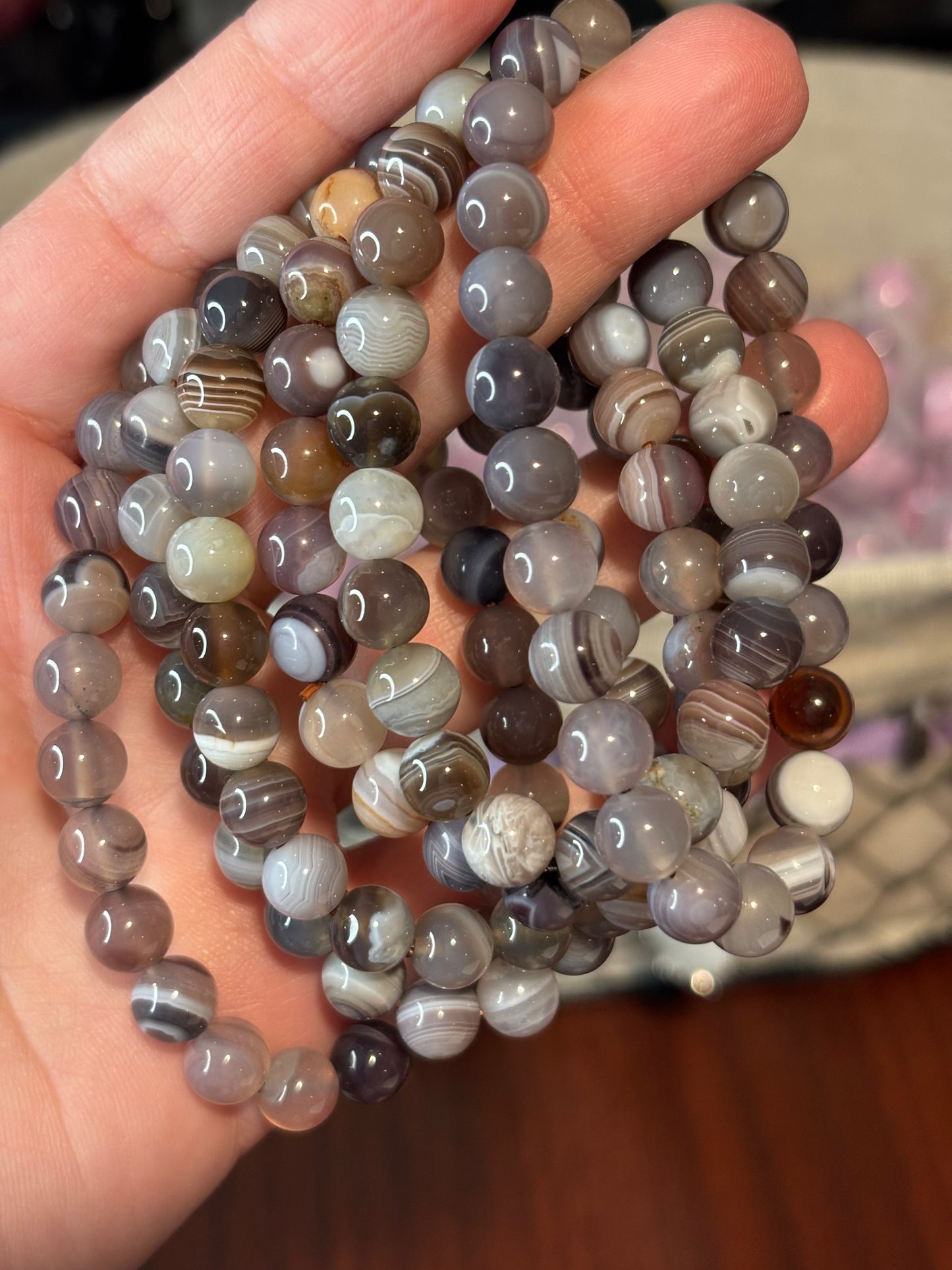 Botswana Agate - Bracelet 8 mm