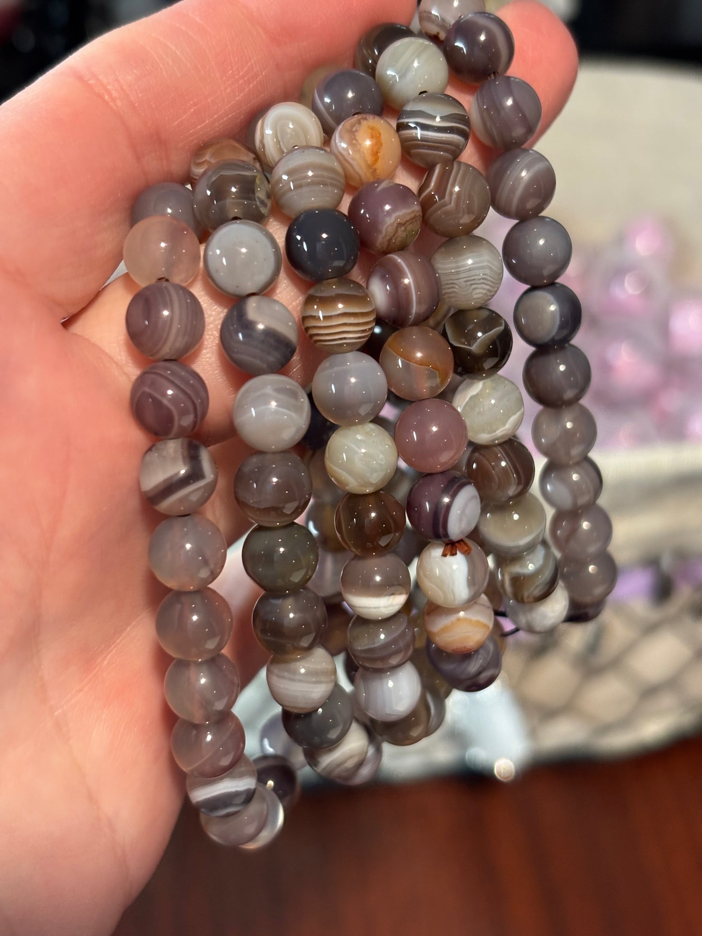 Botswana Agate - Bracelet 8 mm