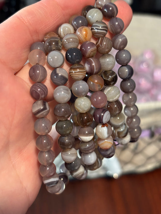 Botswana Agate - Bracelet 8 mm