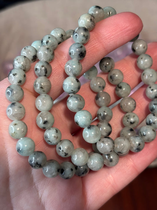 Kiwi Jasper -  Bracelet 8 mm