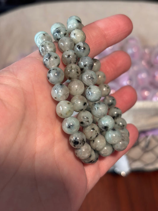 Kiwi Jasper -  Bracelet 8 mm