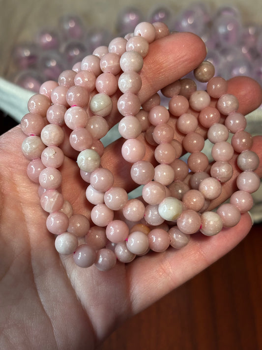 Pink Opal - Bracelet 8 mm