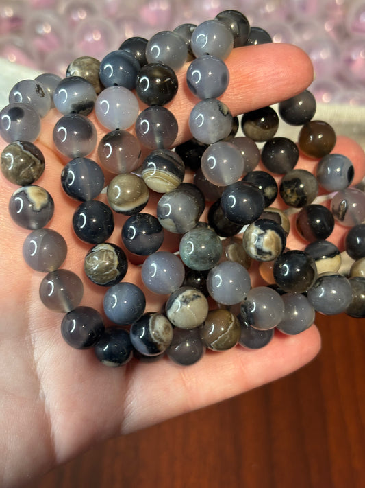 Lava Agate - Bracelet 10 mm