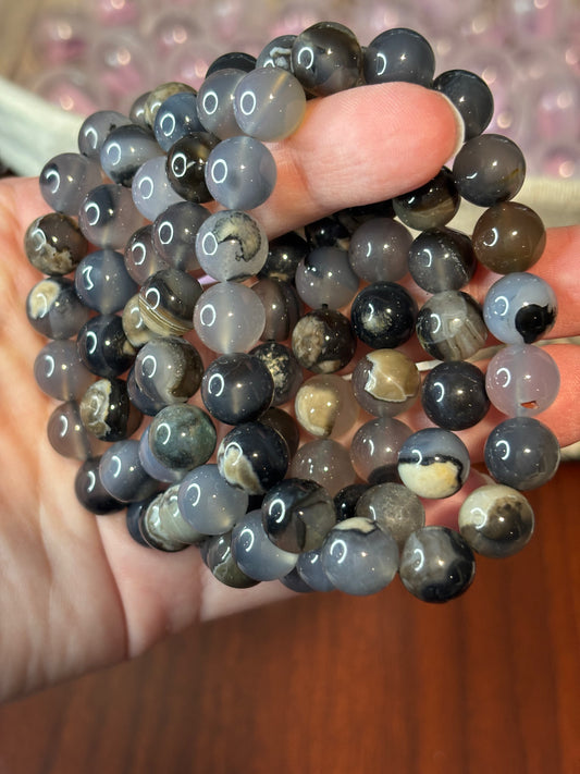 Lava Agate - Bracelet 10 mm