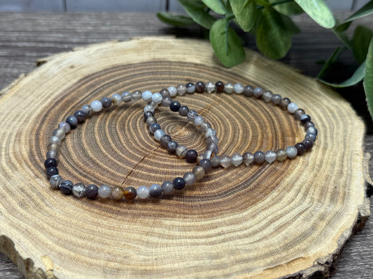 Agate - Bracelet 4 mm