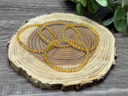 Citrine - Bracelet 4 mm