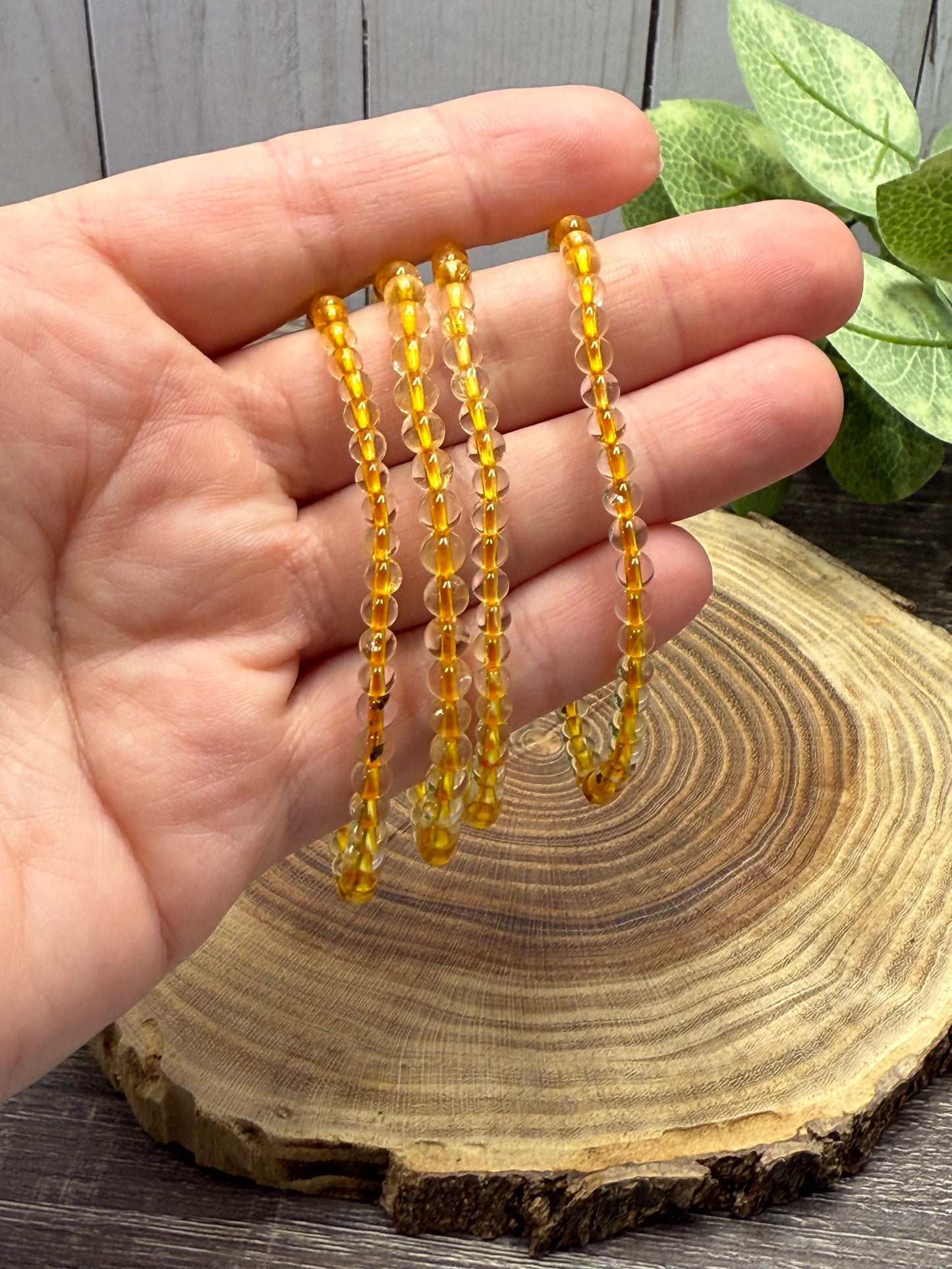 Citrine - Bracelet 4 mm