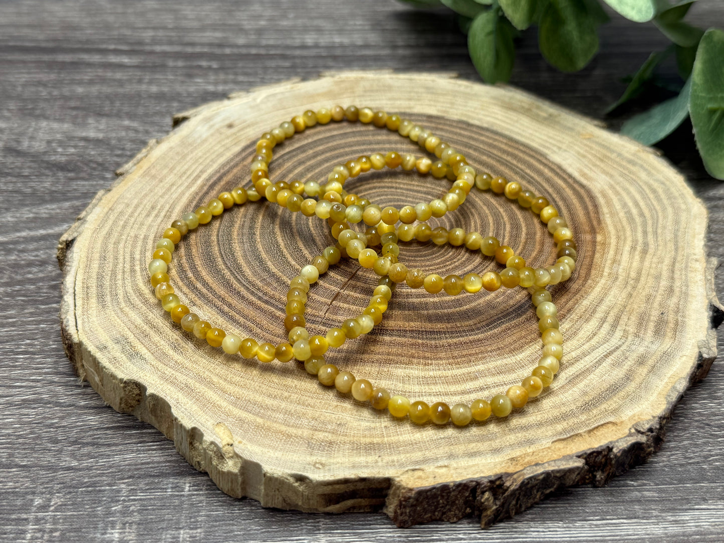 Amber - Bracelet 4 mm