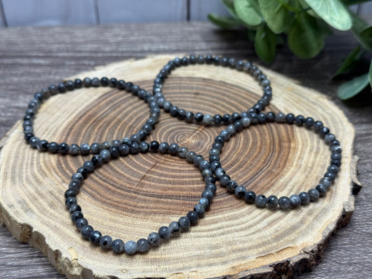 Larvakite - Bracelet 4 mm