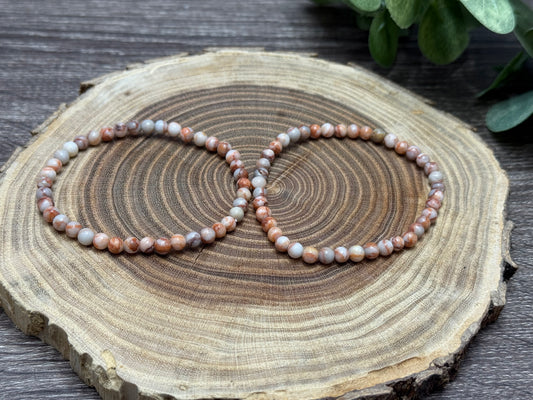 Network Jasper - Bracelet 4 mm