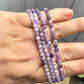 Lepidolite - Faceted Bracelet 4 mm